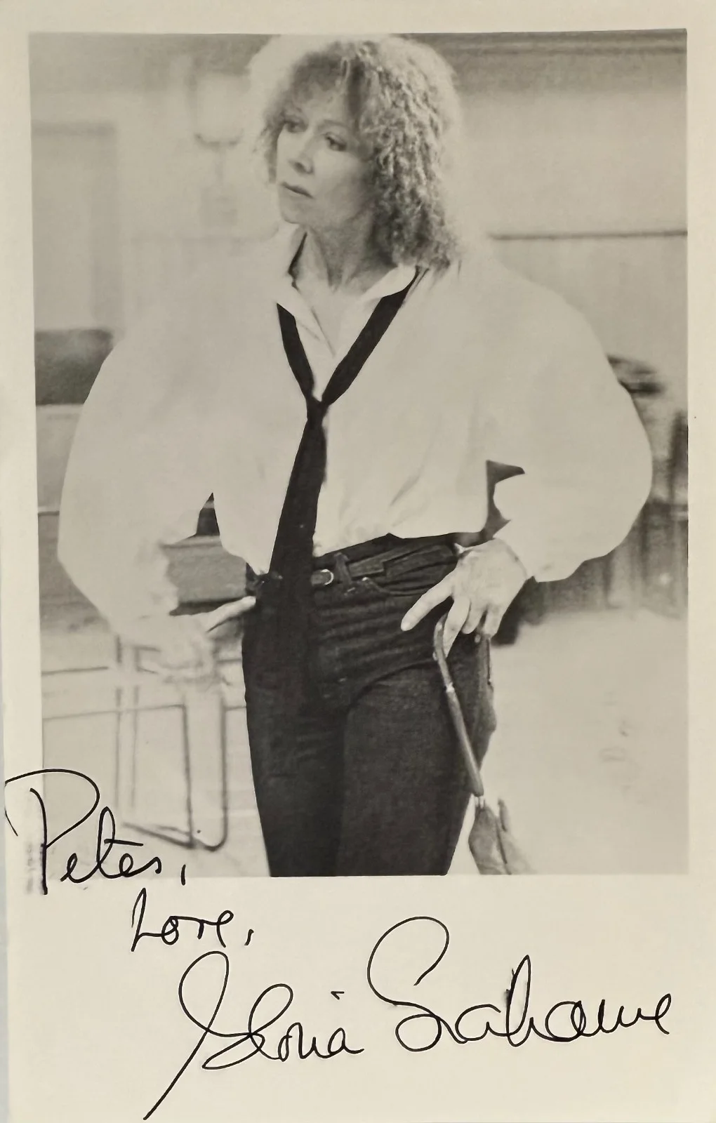 Gloria Grahame — GLORIA GRAHAME Signed Autographed 3x5 PHOTO MACAO In a Lonely Place HUMAN DESIRE, изображение 3