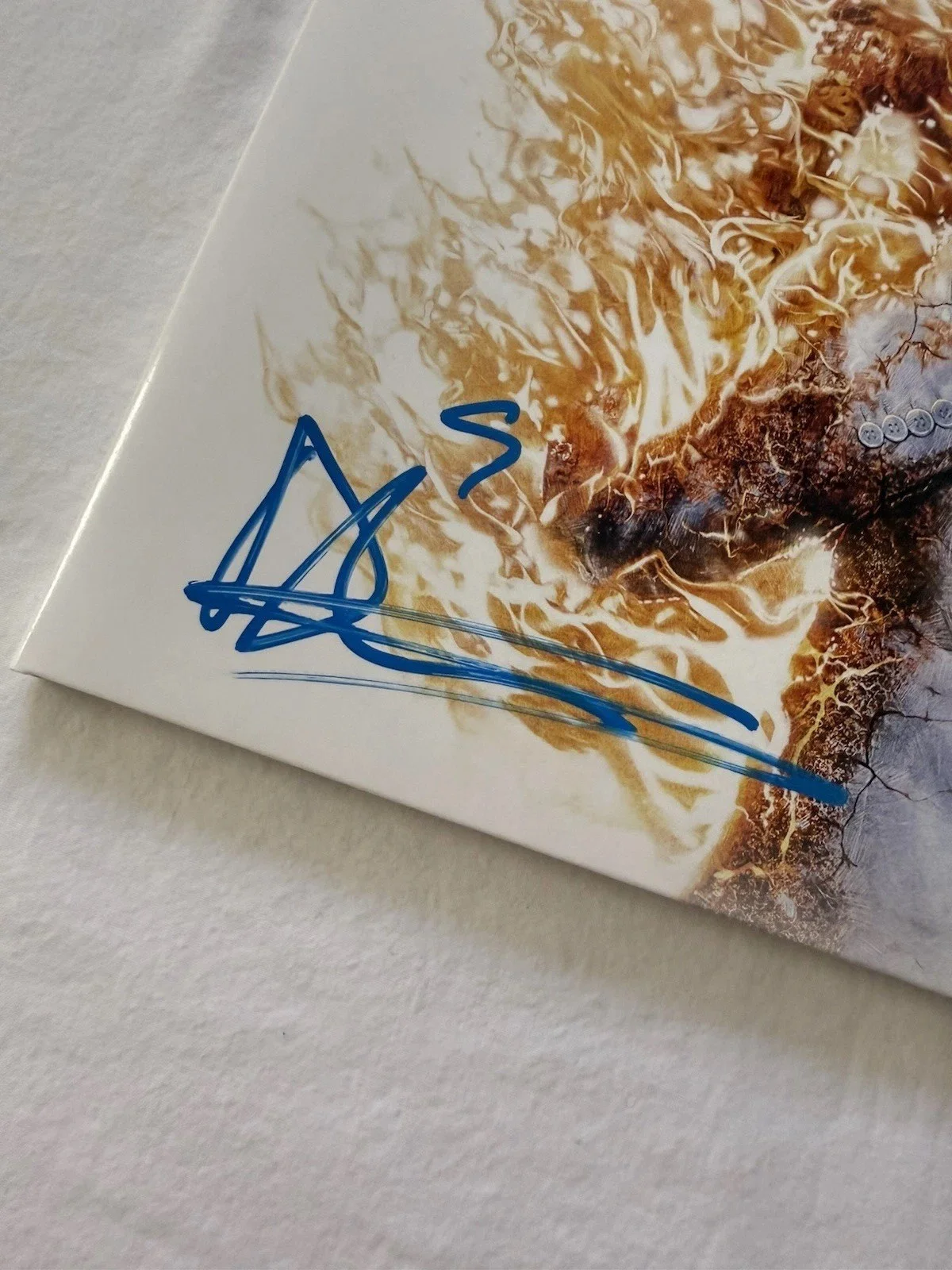 Megadeth Mustaine, Mantysaari, LoMenzo & Verbeuren Signed Auto LP Record JSA COA, изображение 5