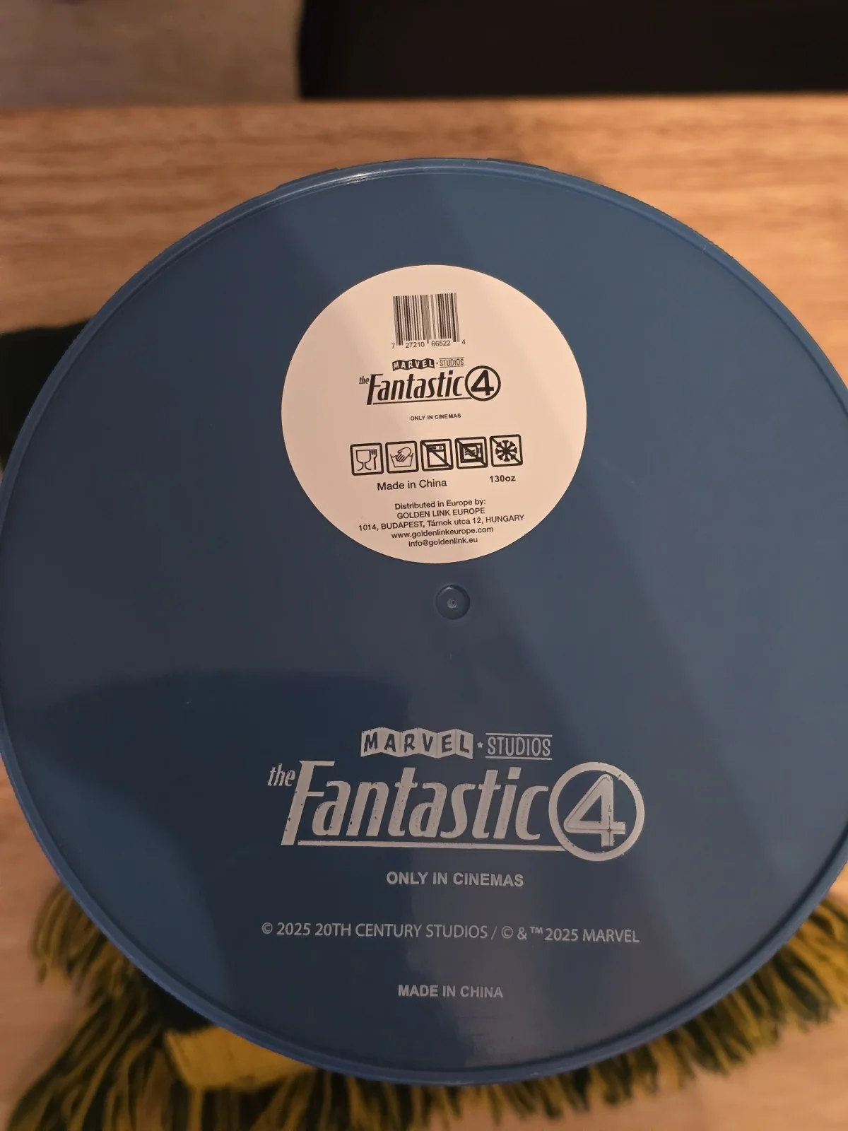 Fantastic Four First Steps Odeon Collectors Popcorn Bucket And Cup, image 3