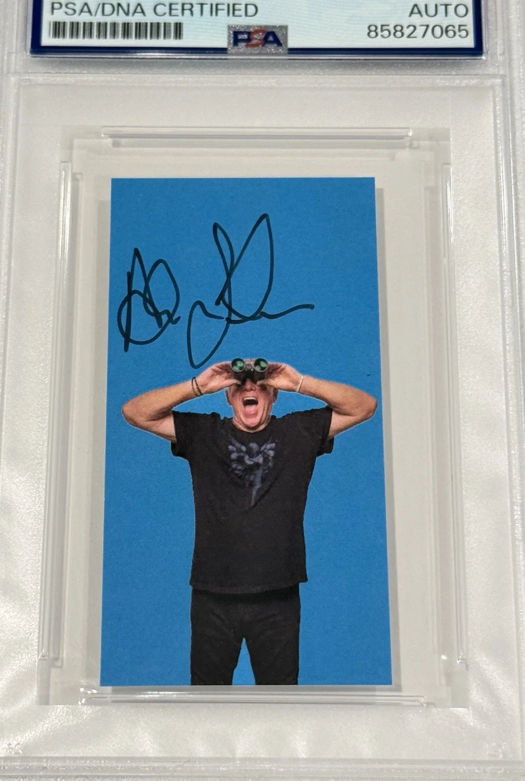 Alex Lifeson Signed Cut PSA Authentic Autograph RUSH Guitarist, image 2