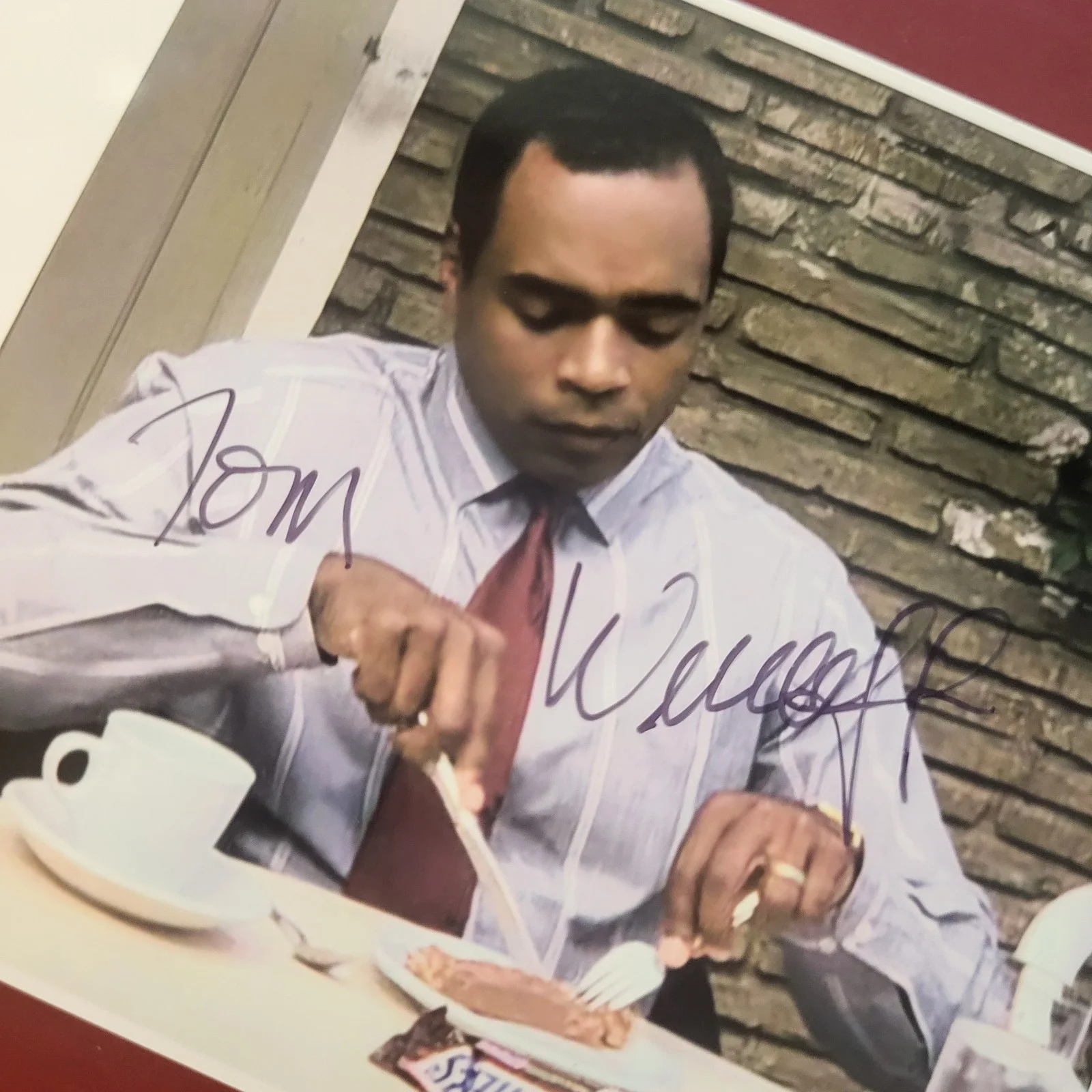 Tom Wright — Tom Wright SEINFELD Hand Signed 4x6 Autograph, изображение 2
