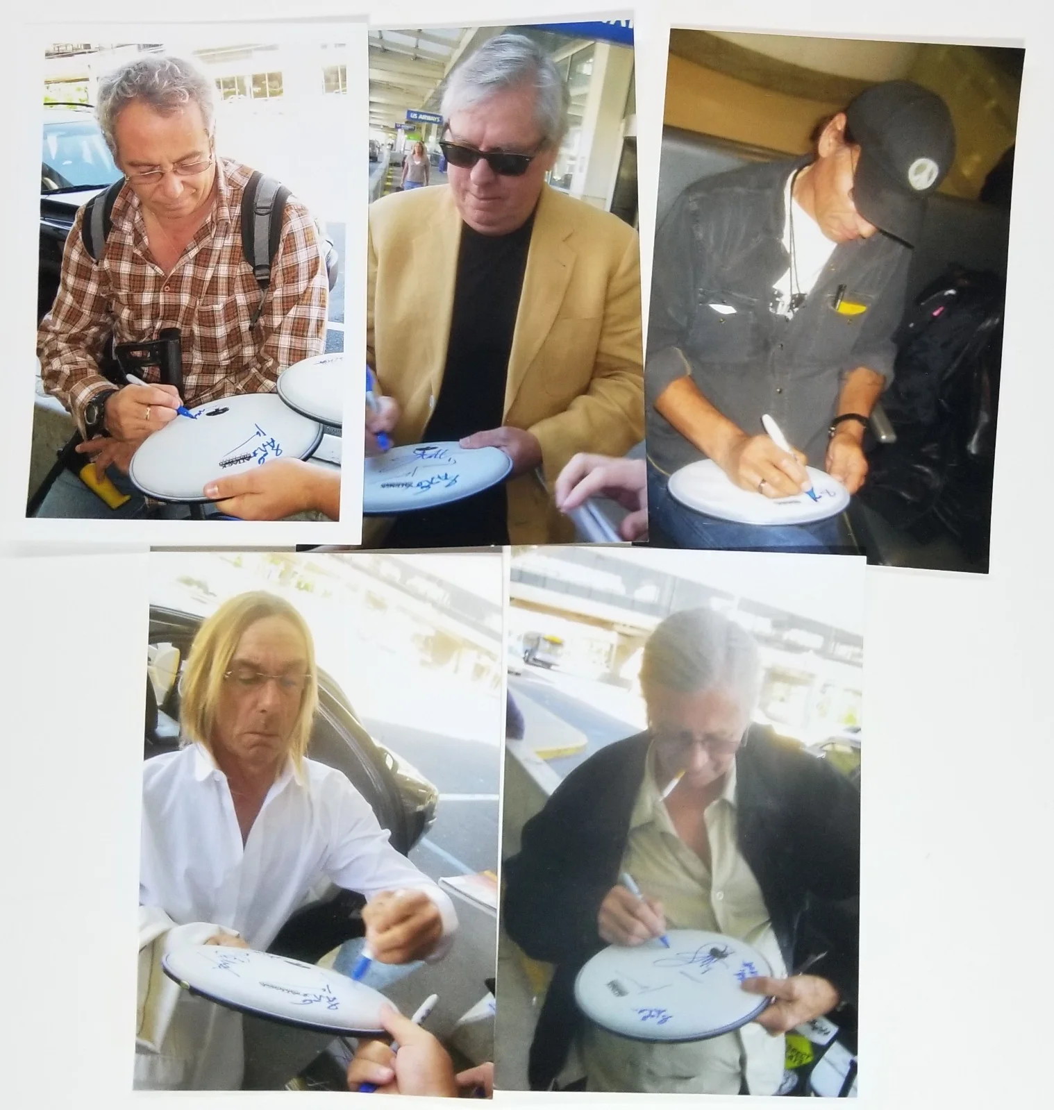 Iggy Pop and the Stooges REAL hand SIGNED 10" Drumhead JSA COA Autographed Proof, image 3