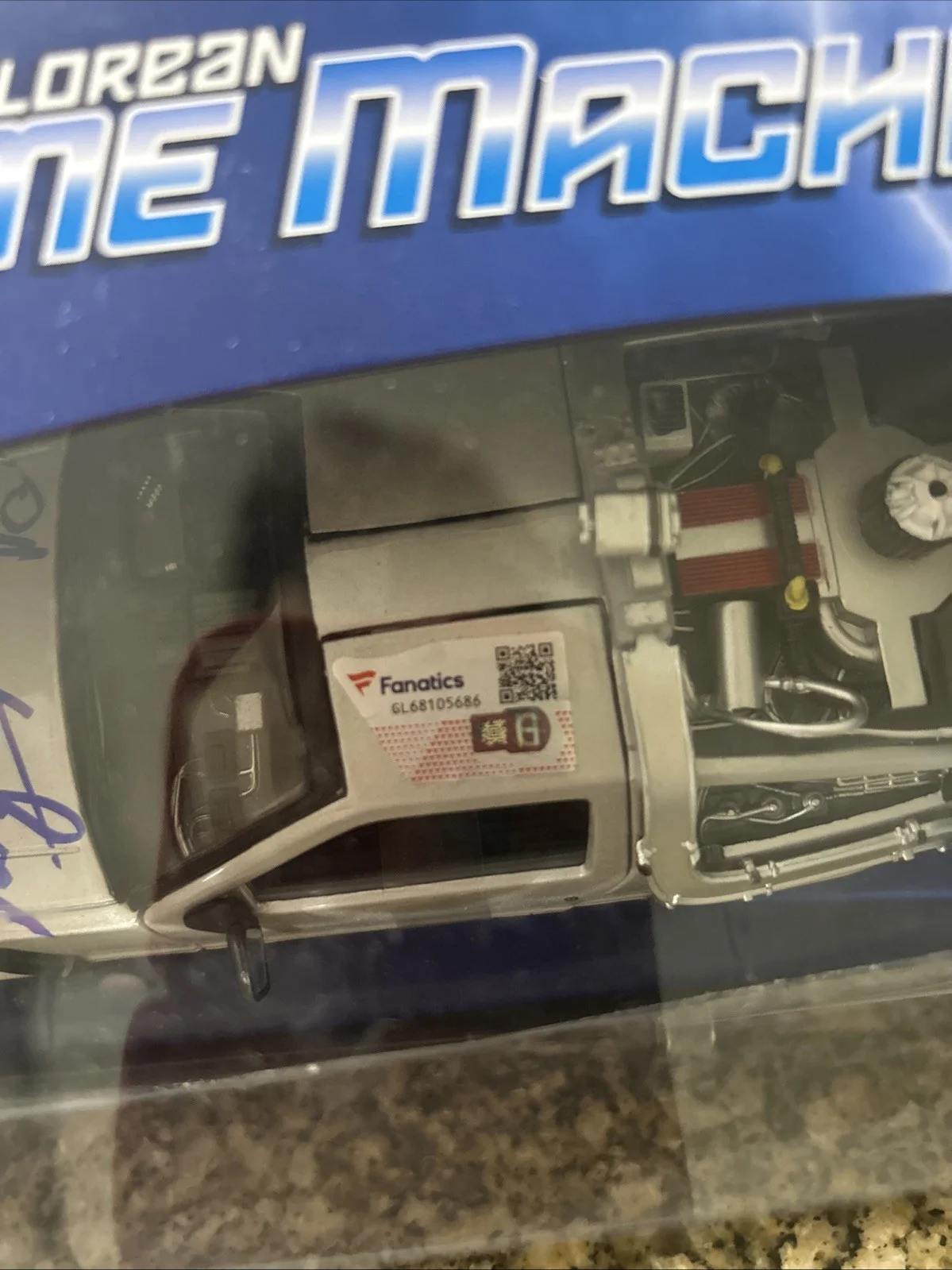 CHRISTOPHER LLOYD — CHRISTOPHER LLOYD SIGNED BACK TO THE FUTURE 1:24 DELOREAN DIECAST Fanatics COA, image 3