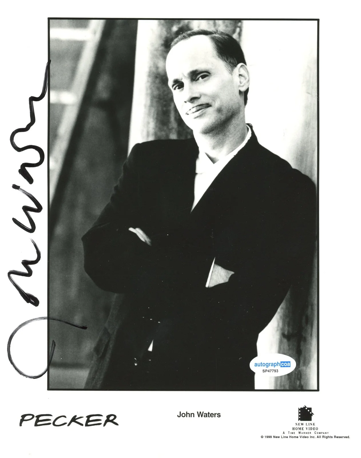 John Waters — John Waters "Pecker" Director AUTOGRAPH Signed Autographed 8x10 Photo ACOA