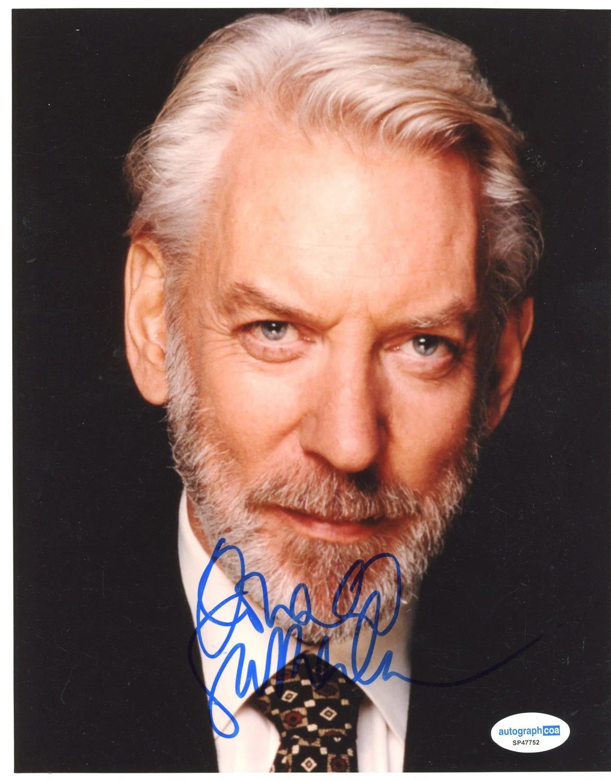 Donald Sutherland — Donald Sutherland "Disclosure" AUTOGRAPH Signed 'Bob Garvin' 8x10 Photo ACOA