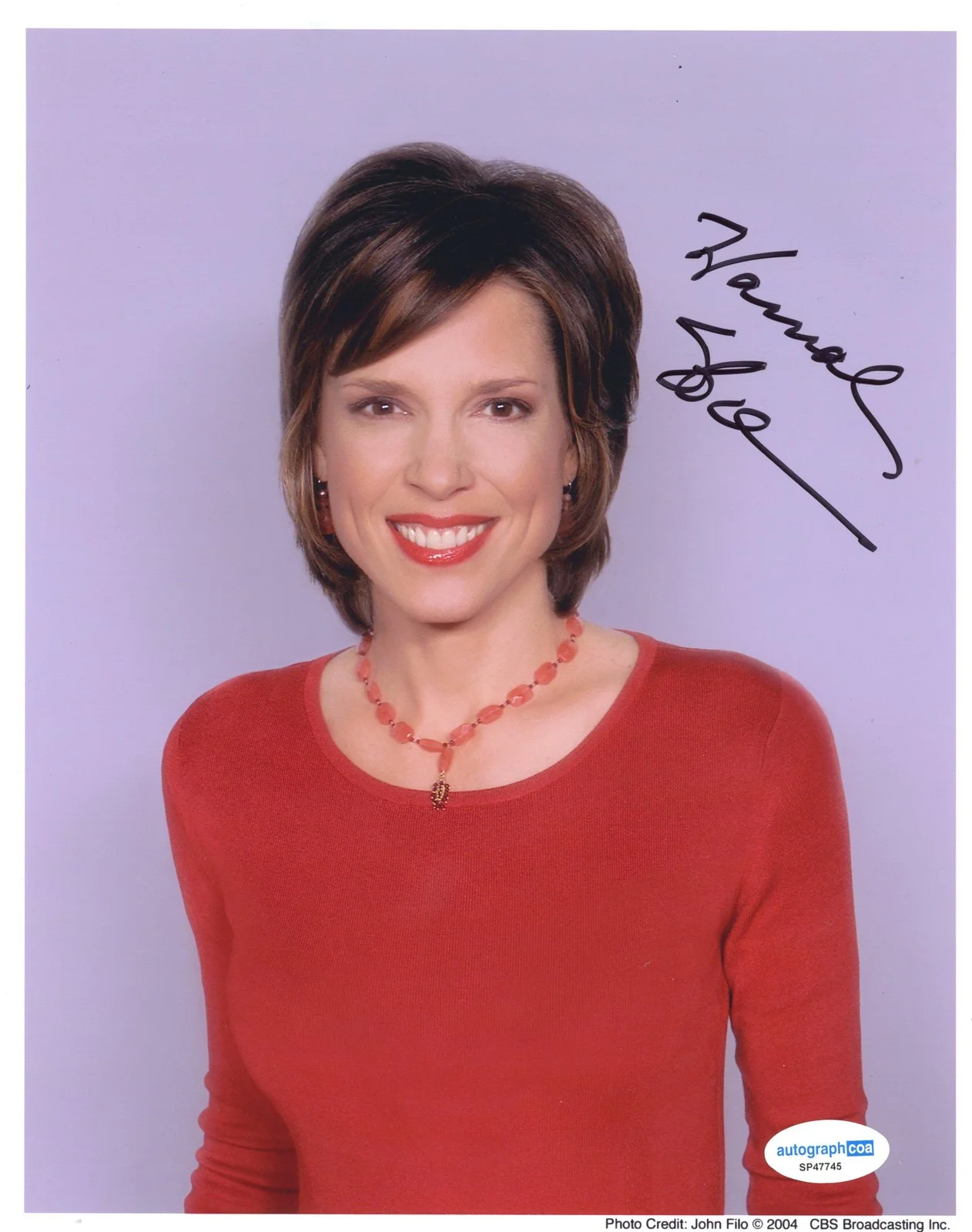 Hannah Storm — Hannah Storm "ESPN SportsCenter" AUTOGRAPH Signed 'NBA on NBC' 8x10 Photo ACOA