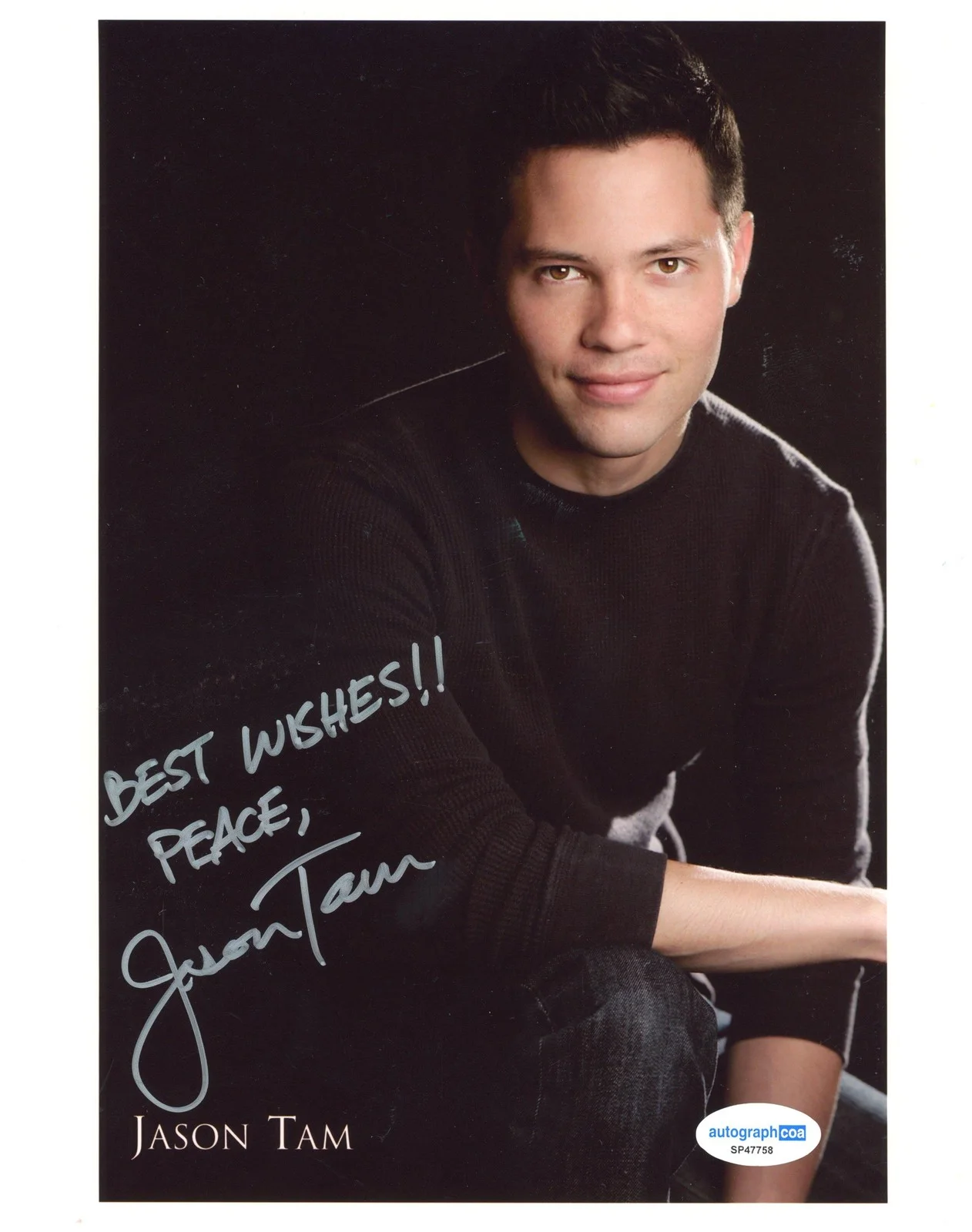Jason Tam — Jason Tam "One Life to Live" AUTOGRAPH Signed Autographed 8x10 Photo ACOA