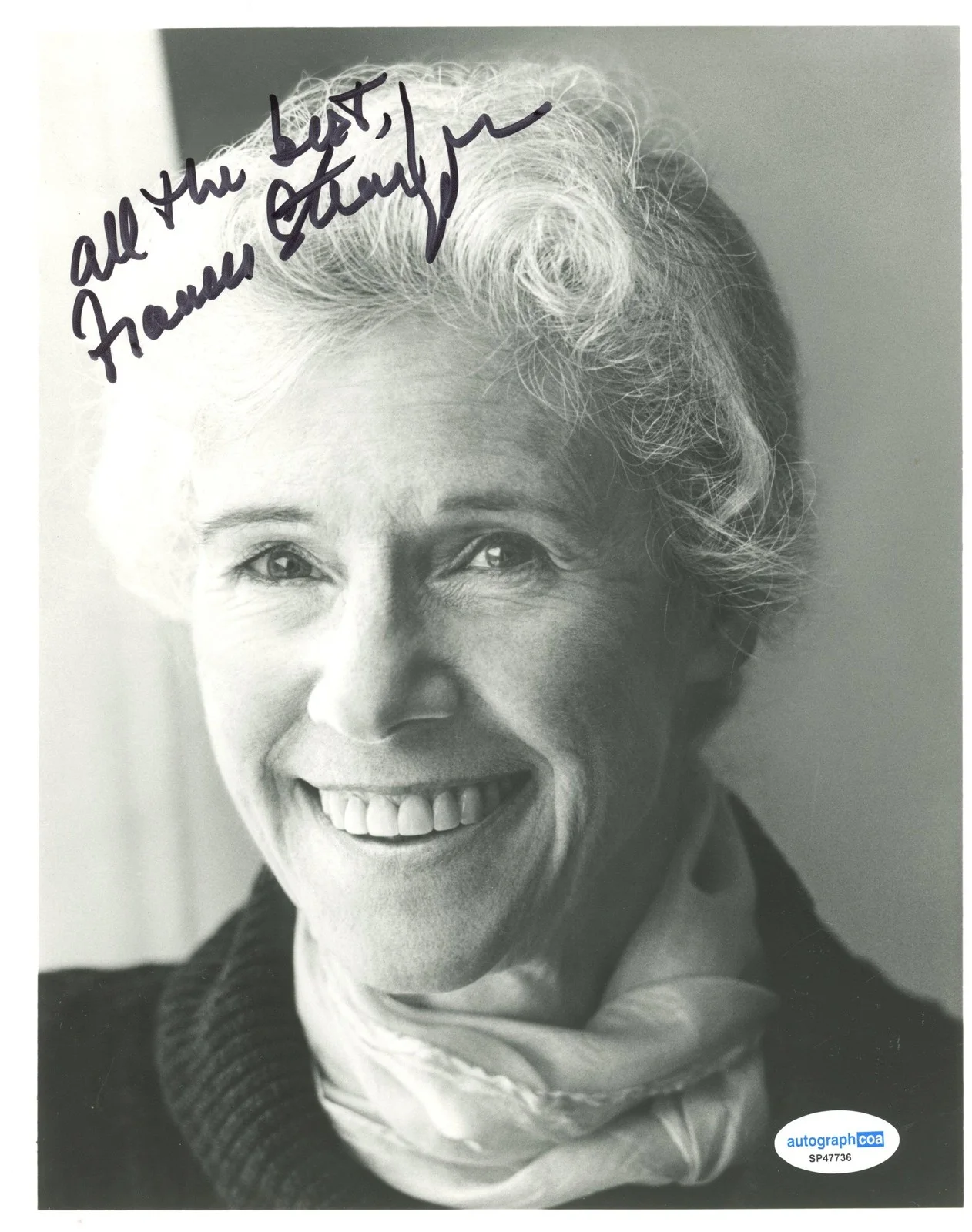 Frances Sternhagen — Frances Sternhagen "Cheers" AUTOGRAPH Signed Autographed 8x10 Photo ACOA