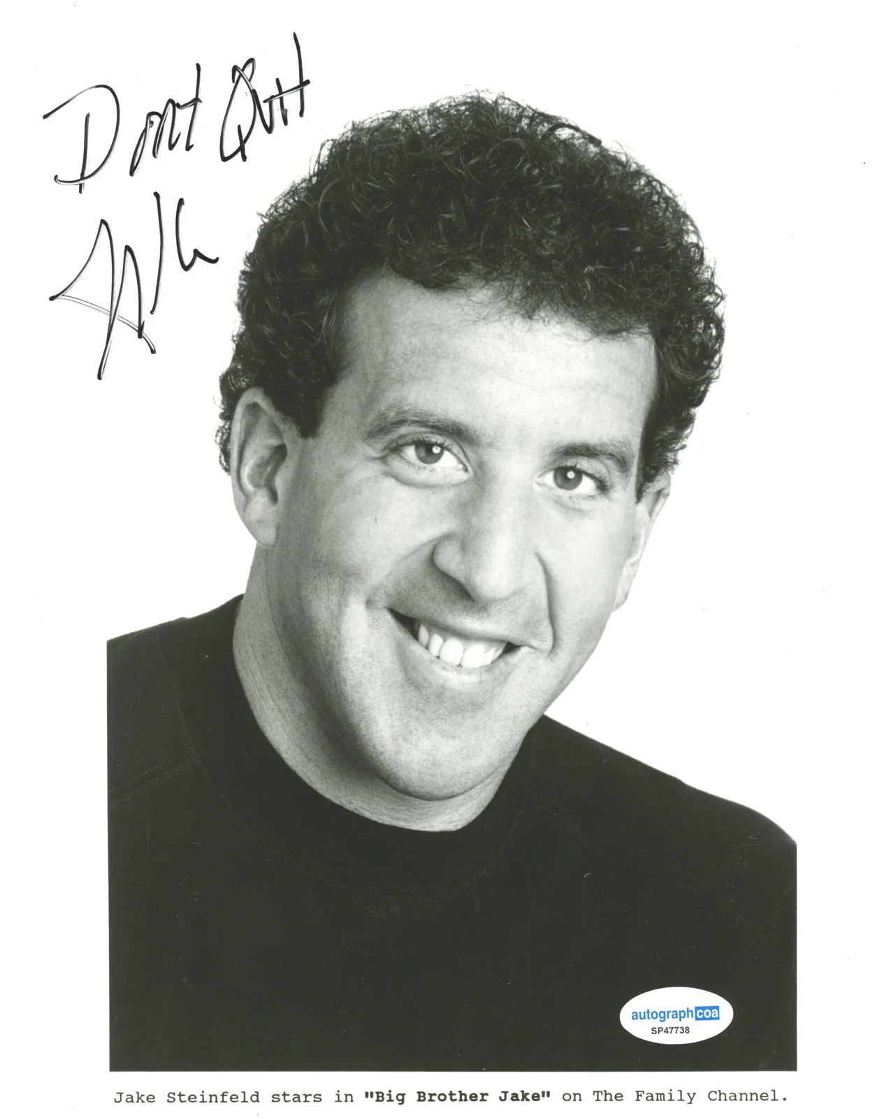 Jake Steinfeld — Jake Steinfeld "Big Brother Jake" AUTOGRAPH Signed Autographed 8x10 Photo ACOA