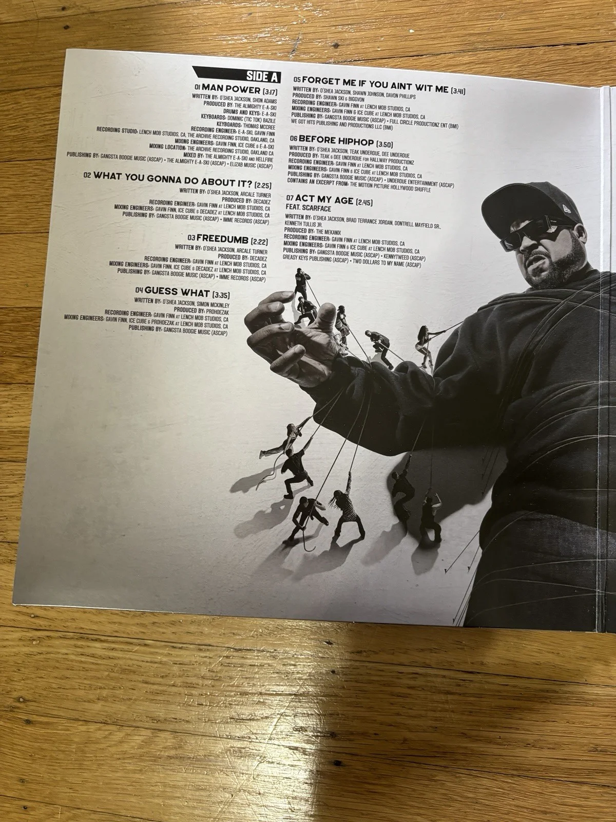 ICE CUBE Man Up Signed Autographed Vinyl Record, image 2