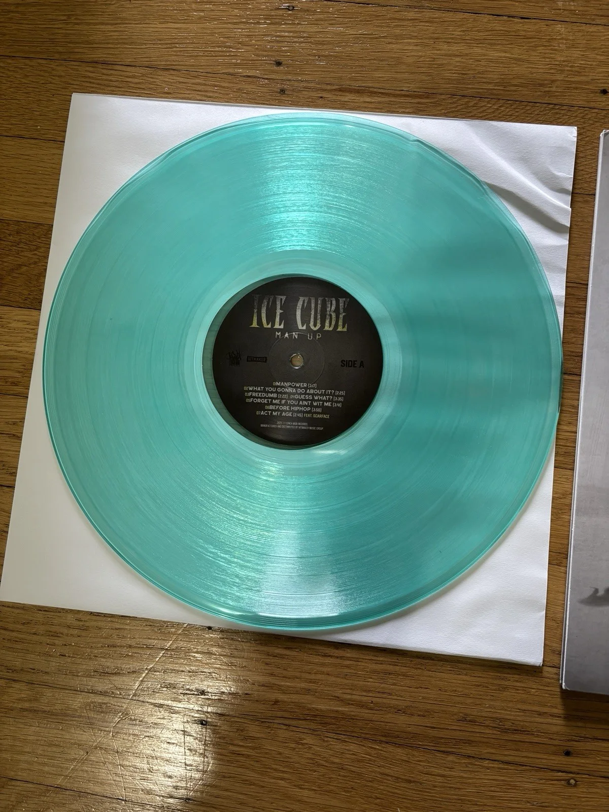 ICE CUBE Man Up Signed Autographed Vinyl Record, image 5