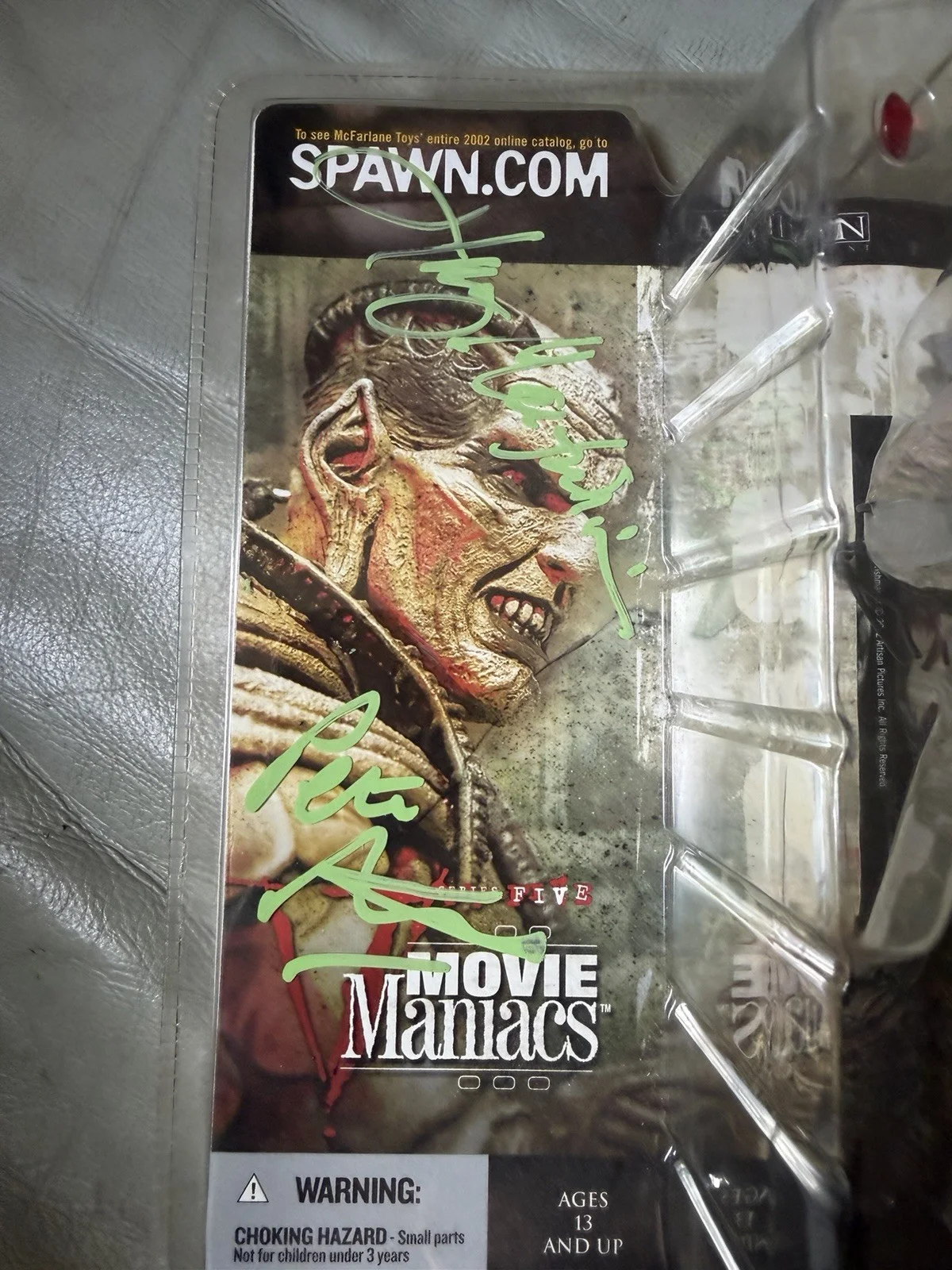 Andrew Divoff — Andrew Divoff Signed Wishmaster McFarlane Figure Inscribed W Composer & Writer, image 2