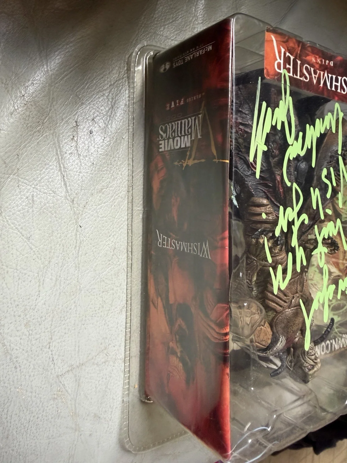 Andrew Divoff — Andrew Divoff Signed Wishmaster McFarlane Figure Inscribed W Composer & Writer, image 4