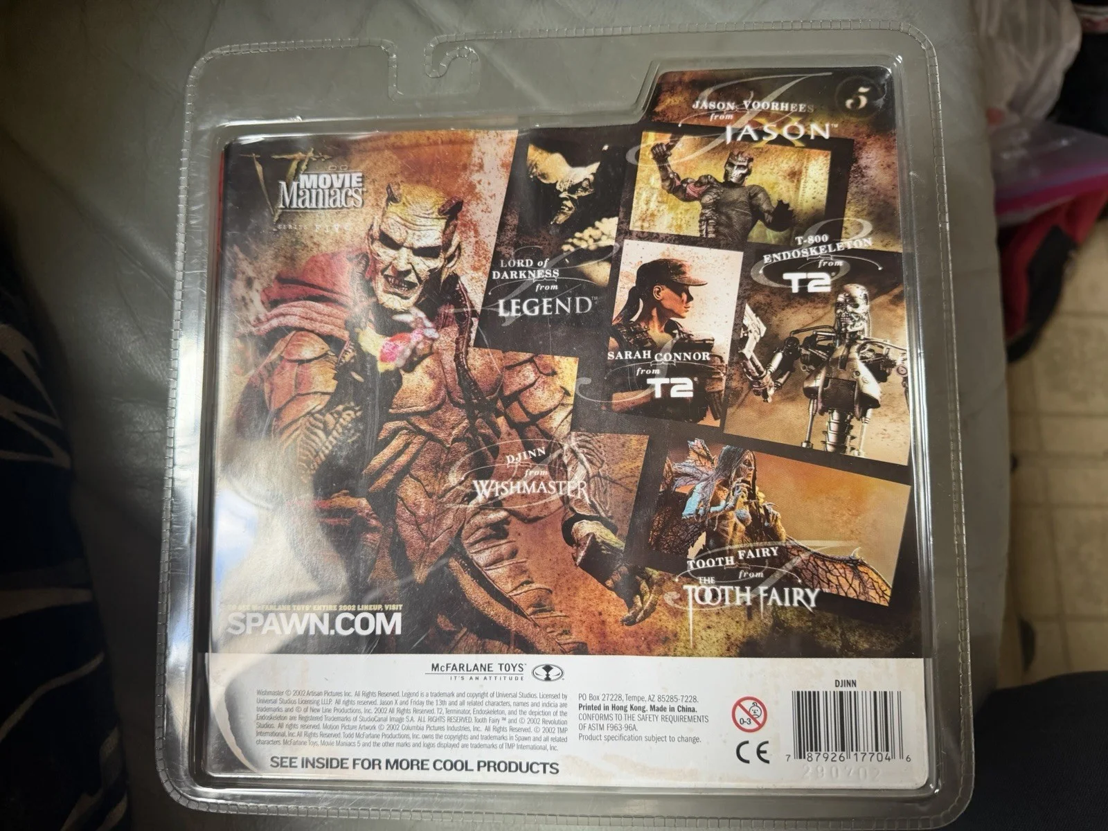 Andrew Divoff — Andrew Divoff Signed Wishmaster McFarlane Figure Inscribed W Composer & Writer, image 5
