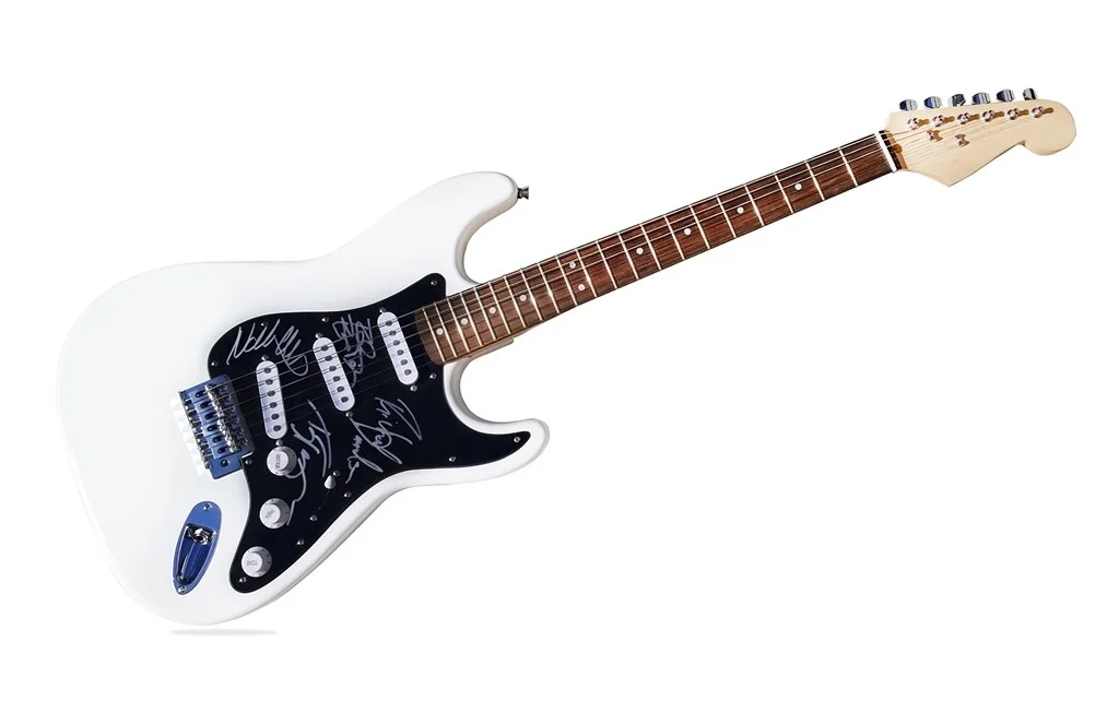 Vintage Trouble — Vintage Trouble Band authentic signed electric guitar W/Cert Autographed W28b