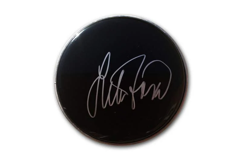 Lita Ford — The Runaways Lita Ford authentic signed rock drumhead W/Cert Autographed A0019