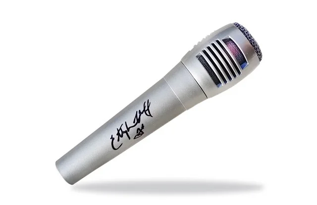 Etty Lau Farrell — Etty Lau Farrell Satellite Party signed Mic w/Cert Autograph mc125a1