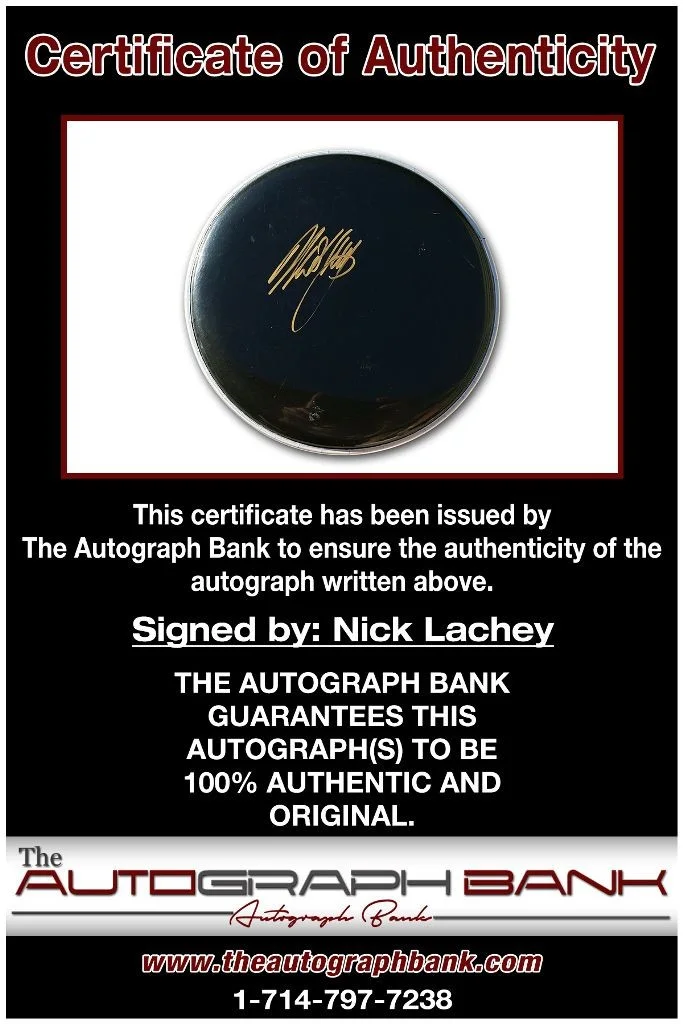 Nick Lachey — Nick Lachey 98 Degrees authentic signed Drumhead W/Cert Autographed 210DHa, image 2