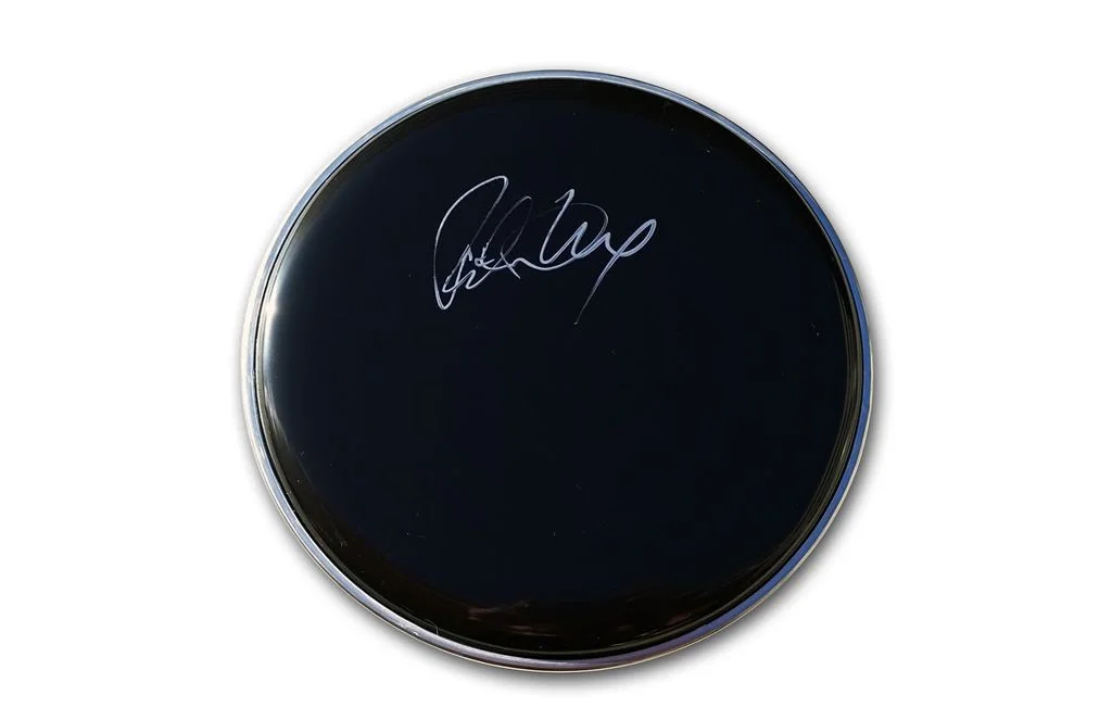 Richard Marx — Richard Marx Ringo Starr & His All-Starr Band signed Drumhead |CERT DH210a