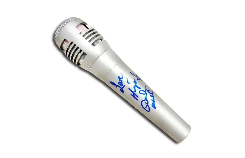 Paula Abdul — Paula Abdul authentic signed rock microphone W/Certificate Autographed (A0001)
