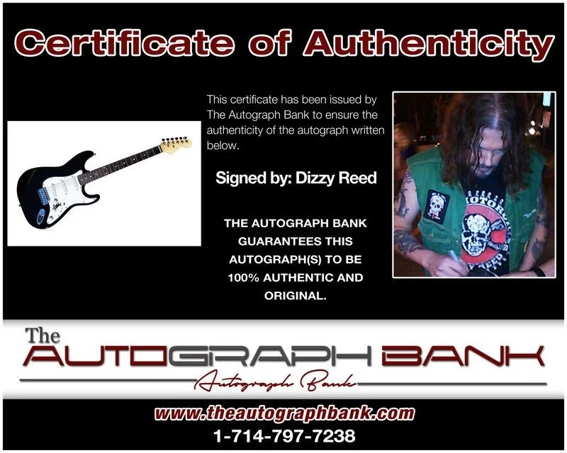 Dizzy Reed — Dizzy Reed Guns N Roses authentic signed electric guitar W/Cert Autographed A3, image 2