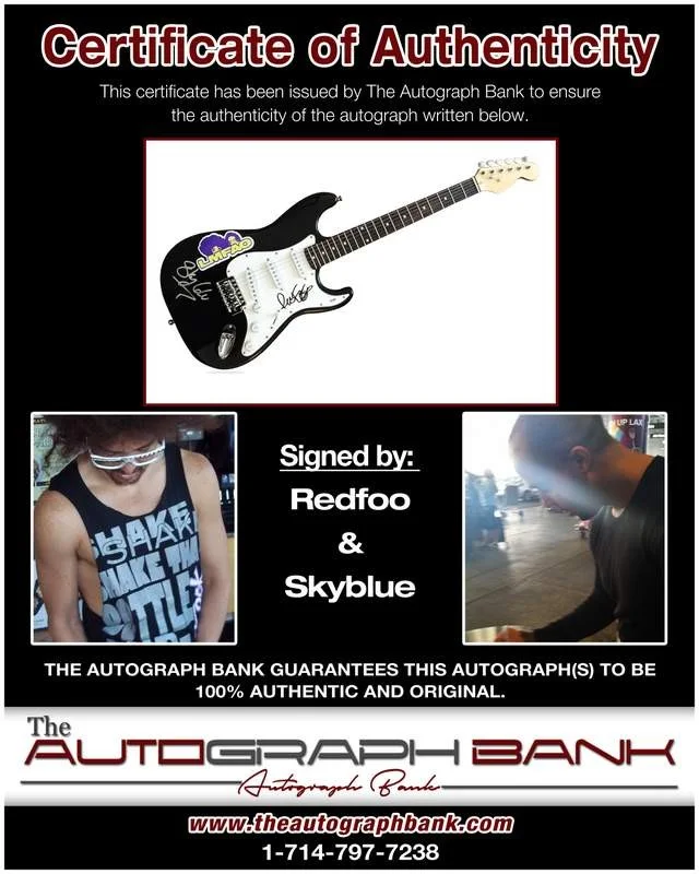Lmfao — Lmfao authentic signed rap electric guitar W/Certificate Autographed (A0010), image 2