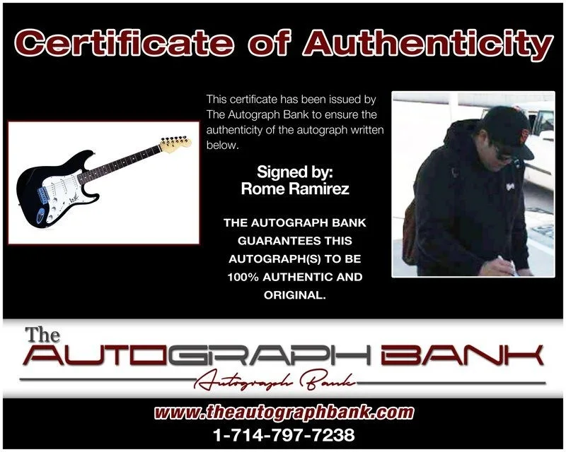 Rome Ramirez — Rome Ramirez Sublime authentic signed guitar W/ Certificate Autographed A1, image 2