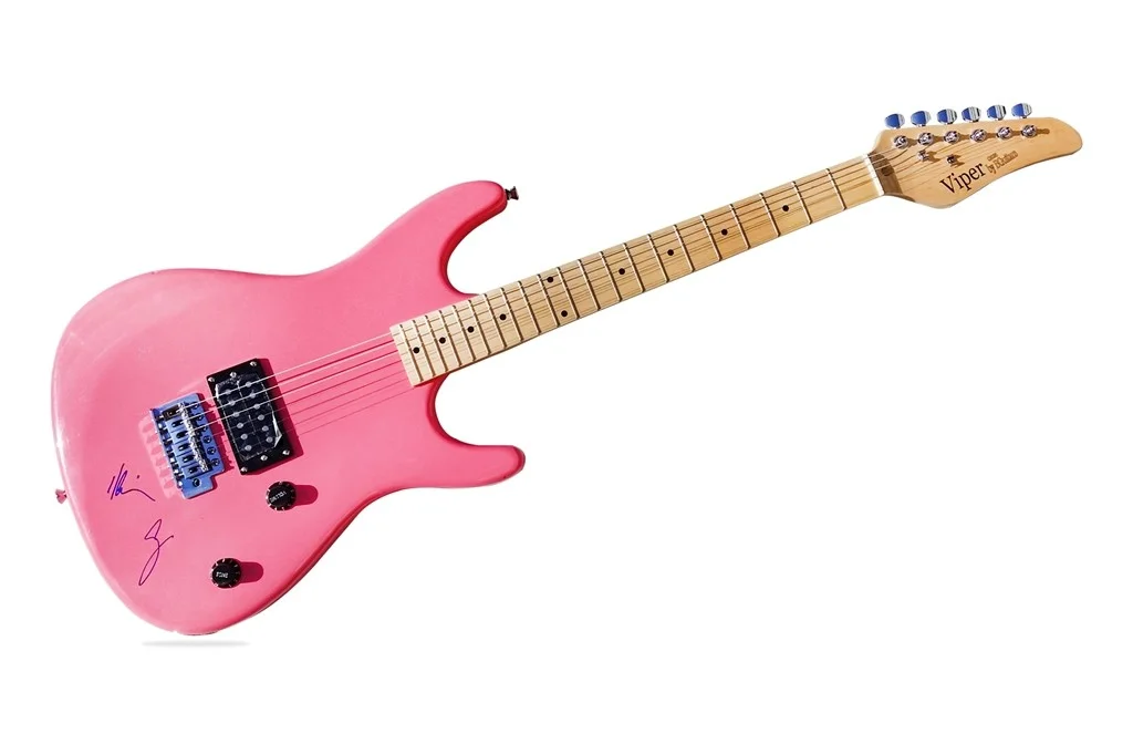 Backstreet Boys — Backstreet Boys Group authentic signed electric guitar W/Cert Autographed E1