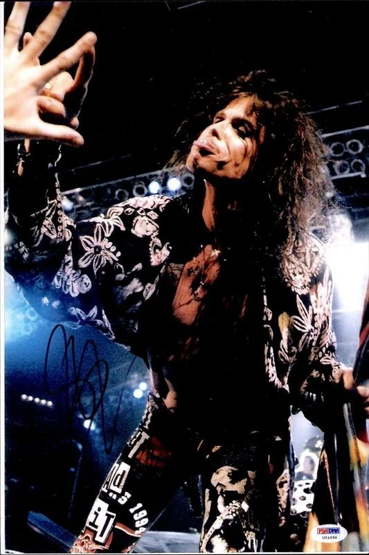 Steven Tyler — Steven Tyler Aerosmith Authentic signed 10x15 photo W/ PSA Certificate 2616P5