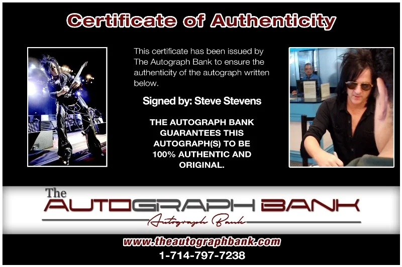 Steve Stevens — Steve Stevens Kings of Chaos Authentic signed 10x15 photo |CERT Autograph 26-k, image 2