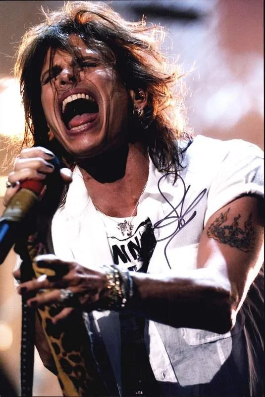 Steven Tyler — Aerosmith Steven Tyler authentic signed rock 10X15 photo |Cert Autographed A0018