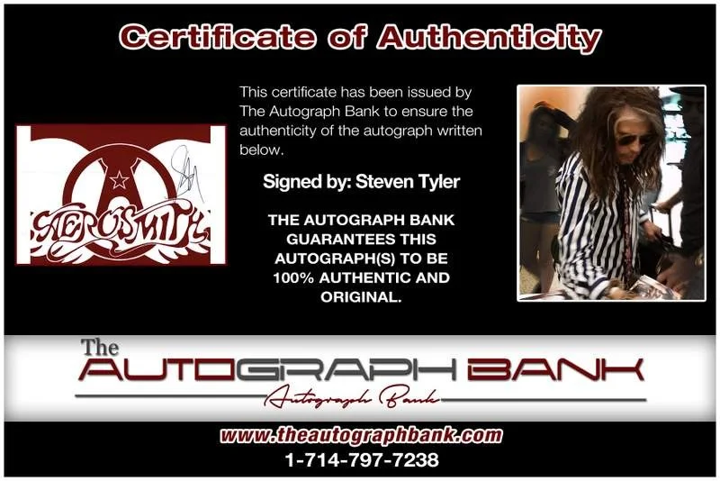 Steven Tyler — Aerosmith Steven Tyler authentic signed rock 10X15 photo |Cert Autographed A0028, image 2