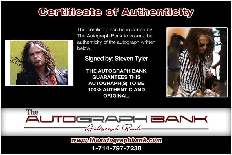 Steven Tyler — Aerosmith Steven Tyler authentic signed rock 10X15 photo |Cert Autographed A0006, изображение 2