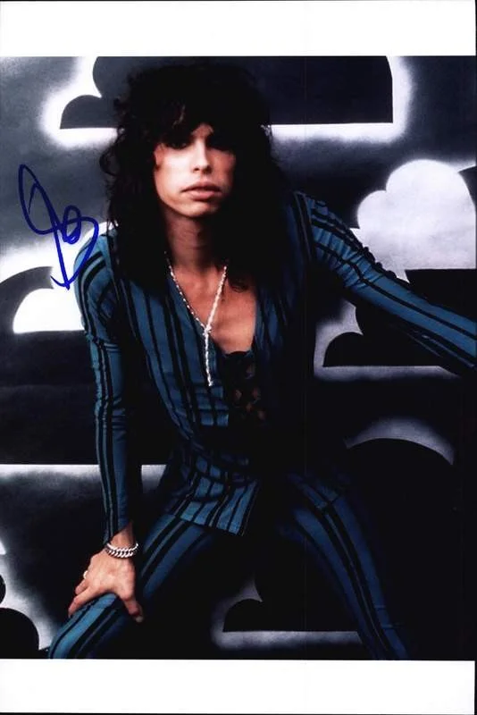 Steven Tyler — Aerosmith Steven Tyler authentic signed rock 10X15 photo |Cert Autographed A0024