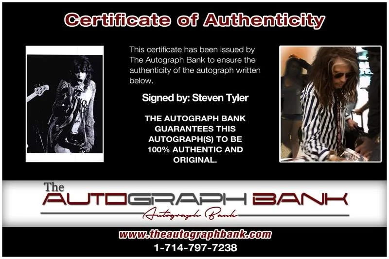 Steven Tyler — Aerosmith Steven Tyler authentic signed rock 10X15 photo |Cert Autographed A0010, image 2