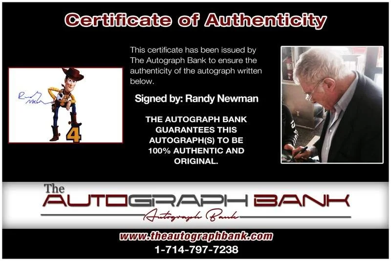 Randy Newman — Randy Newman authentic signed rock 10X15 photo W/Certificate Autographed (A0005), изображение 2