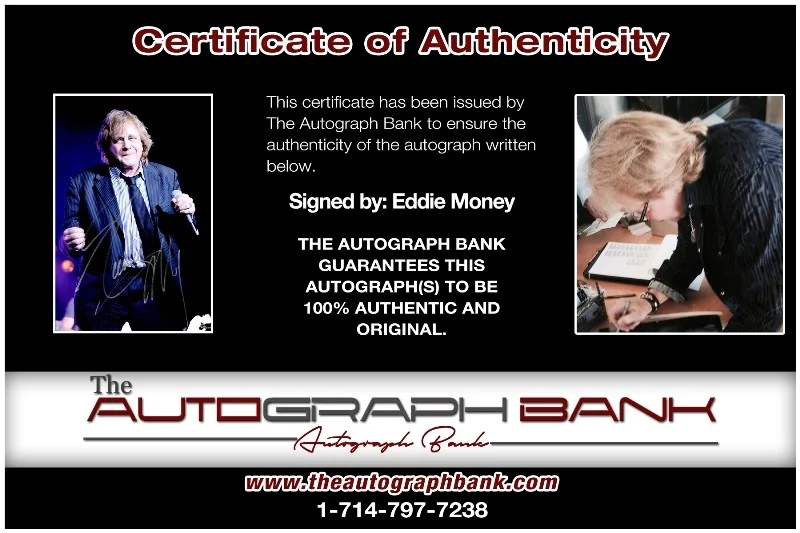 Eddie Money — Eddie Money Authentic signed Rock 10x15 photo W/Certificate Autographed (26-m), image 2