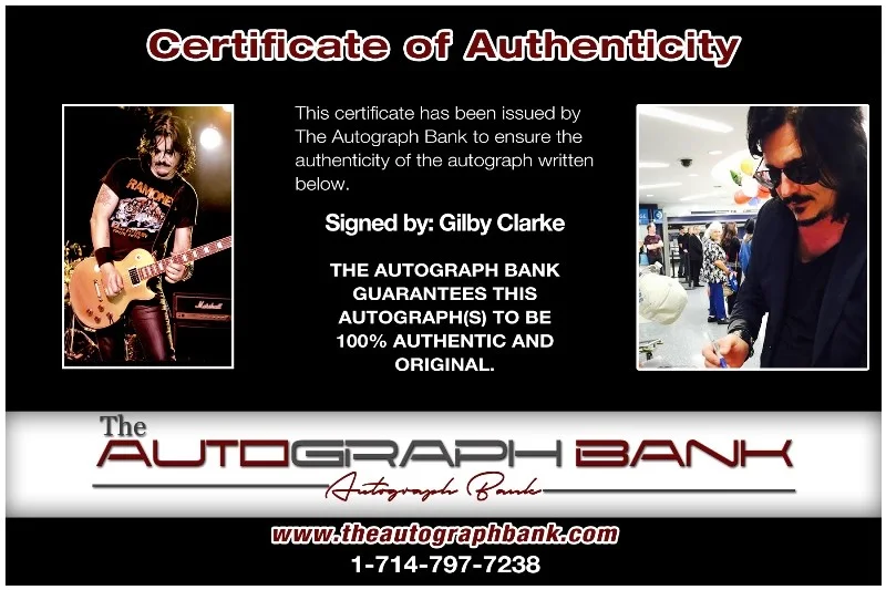 Gilby Clarke — Gilby Clarke Guns N Roses Authentic signed 10x15 photo |CERT Autographed 26-h, image 2