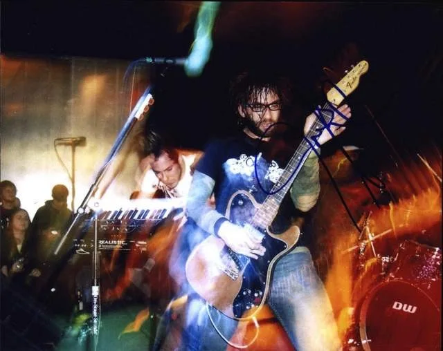 Joshua Cain — Joshua Cain of Motion City Soundtrack authentic signed Rock 8x10 photo W/Cert 62