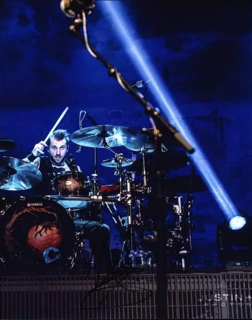 Neil Sanderson — Neil Sanderson of Three Days Grace authentic signed Rock 8x10 photo W/Cert 82
