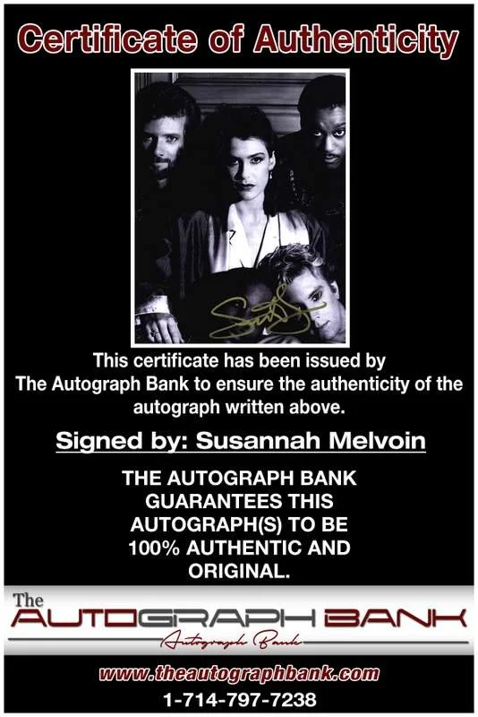 Susannah Melvoin — Susannah Melvoin authentic signed rock 8x10 photo W/Cert Autographed A0004, изображение 2