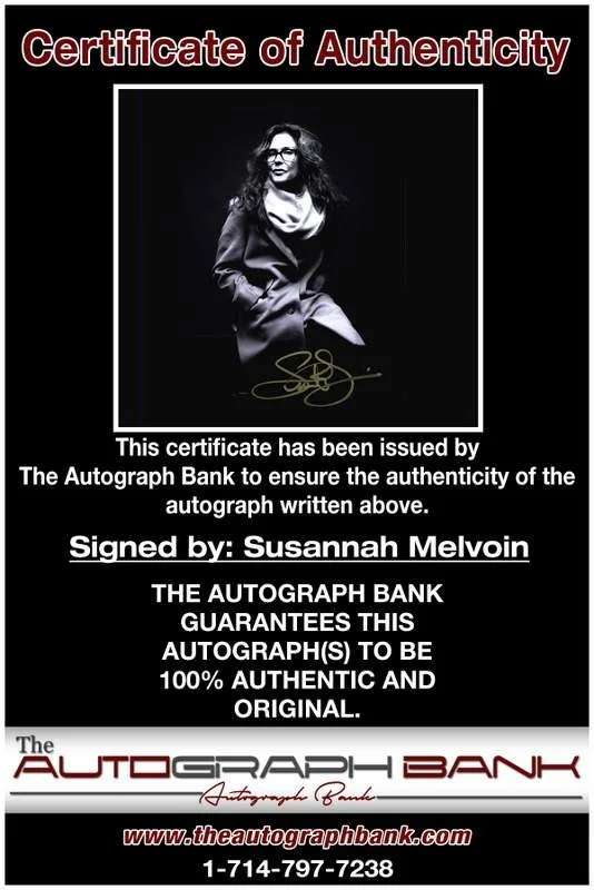 Susannah Melvoin — Susannah Melvoin authentic signed rock 8x10 photo W/Cert Autographed A0003, изображение 2