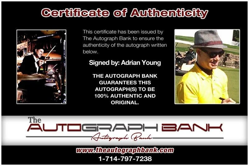 Adrian Young — Adrian Young No Doubt Authentic signed rock 10X15 photo W/Cert Autographed B11, image 2