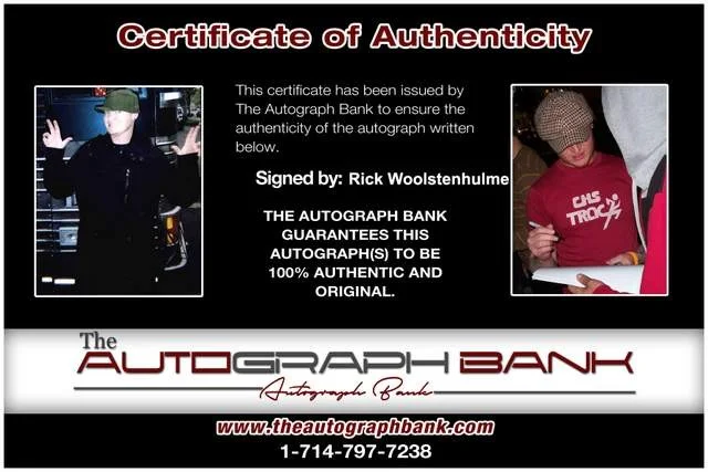 Rick Woolstenhulme — Rick Woolstenhulme of Lifehouse authentic signed Rock 8x10 photo W/Cert 108, изображение 2