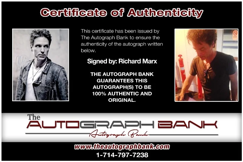 Richard Marx — Richard Marx Ringo Starr & His All-Starr Band signed 8x10 photo |CERT 26-z3, image 2