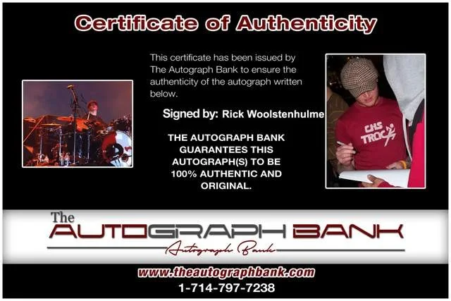 Rick Woolstenhulme — Rick Woolstenhulme of Lifehouse authentic signed Rock 8x10 photo W/Cert 115, изображение 2