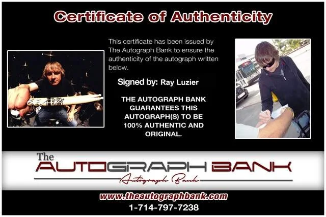 Ray Luzier — Ray Luzier of Korn authentic signed Rock 8x10 photo W/Certificate 101, изображение 2