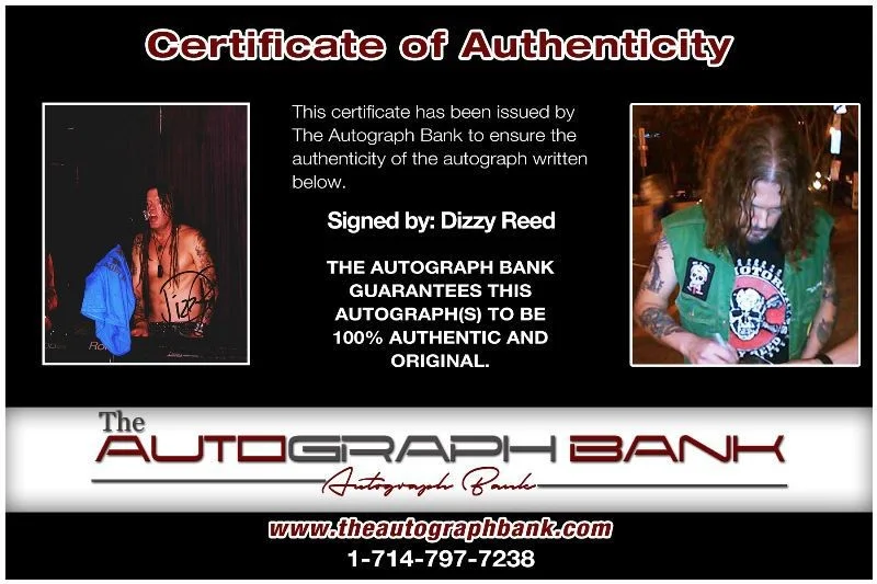 Dizzy Reed — Dizzy Reed Gun N Roses Authentic signed rock 8x10 photo W/Cert Autographed 16-k, изображение 2