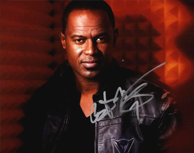Brian McKnight — Brian McKnight Black Men United Authentic signed 8x10 photo |CERT 6142016-a