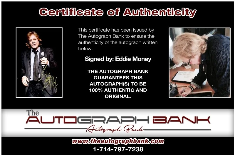Eddie Money — Eddie Money Authentic signed rock 8x10 photo W/Certificate Autographed (26-e), изображение 2